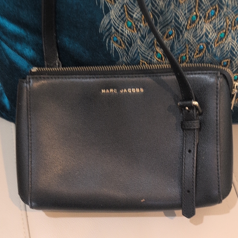 Marc Jacobs Commuter Leather Black Crossbody Bag Style M 0013941